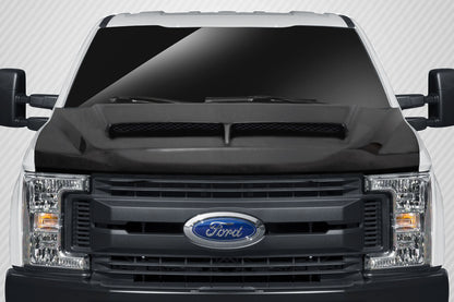 Carbon Creations GT500 Hood Compatible With 2017-2022 Ford Super Duty F250 F350 F450 - 1 Piece - 115043