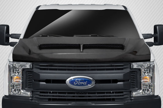 Carbon Creations GT500 Hood Compatible With 2017-2022 Ford Super Duty F250 F350 F450 - 1 Piece - 115043