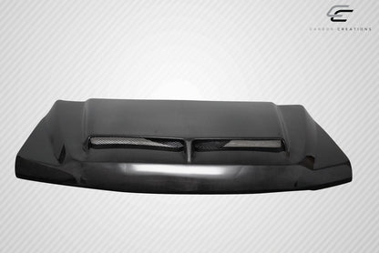 Carbon Creations GT500 Hood Compatible With 2017-2022 Ford Super Duty F250 F350 F450 - 1 Piece - 115043