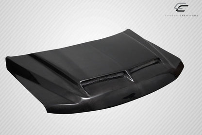 Carbon Creations GT500 Hood Compatible With 2017-2022 Ford Super Duty F250 F350 F450 - 1 Piece - 115043