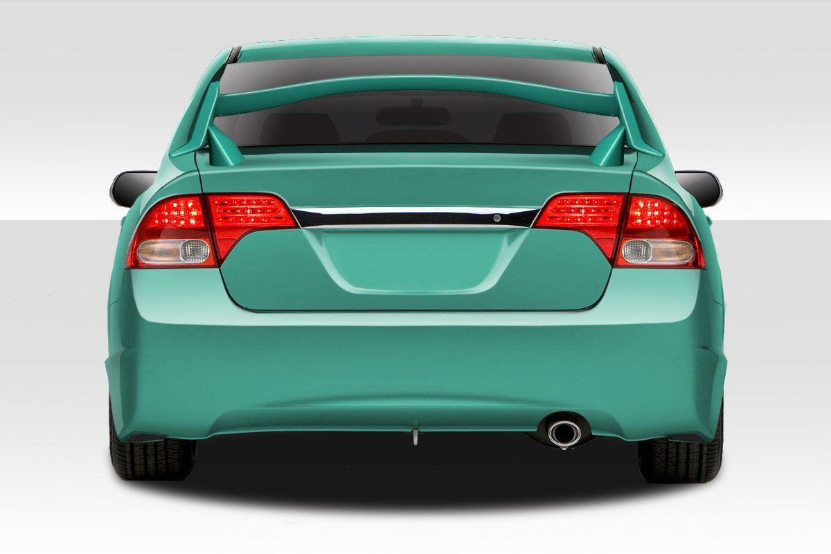 Extreme Dimensions Duraflex Type R Look Wing Spoiler Compatible With 2006-2015 Honda Civic - 1 Piece - 115044