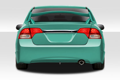 Extreme Dimensions Duraflex Type R Look Wing Spoiler Compatible With 2006-2015 Honda Civic - 1 Piece - 115044