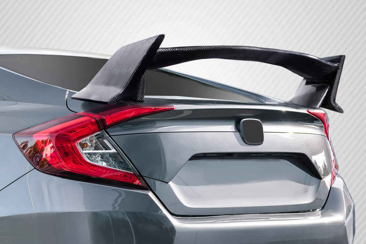 Carbon Creations Type R Style Wing Spoiler Compatible With 2006-2015 Honda Civic - 1 Piece - 115045