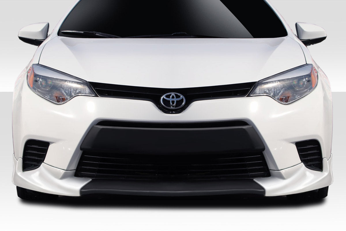 Extreme Dimensions Duraflex Zeta Front Lip Spoiler Compatible With 2014-2016 Toyota Corolla - 3 Piece - 115046