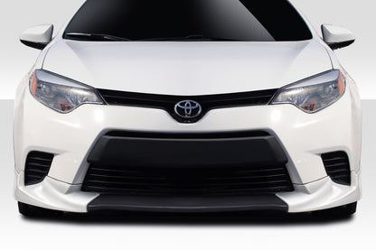 Extreme Dimensions Duraflex Zeta Front Lip Spoiler Compatible With 2014-2016 Toyota Corolla - 3 Piece - 115046