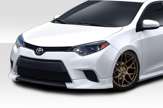 Extreme Dimensions Duraflex Zeta Front Lip Spoiler Compatible With 2014-2016 Toyota Corolla - 3 Piece - 115046