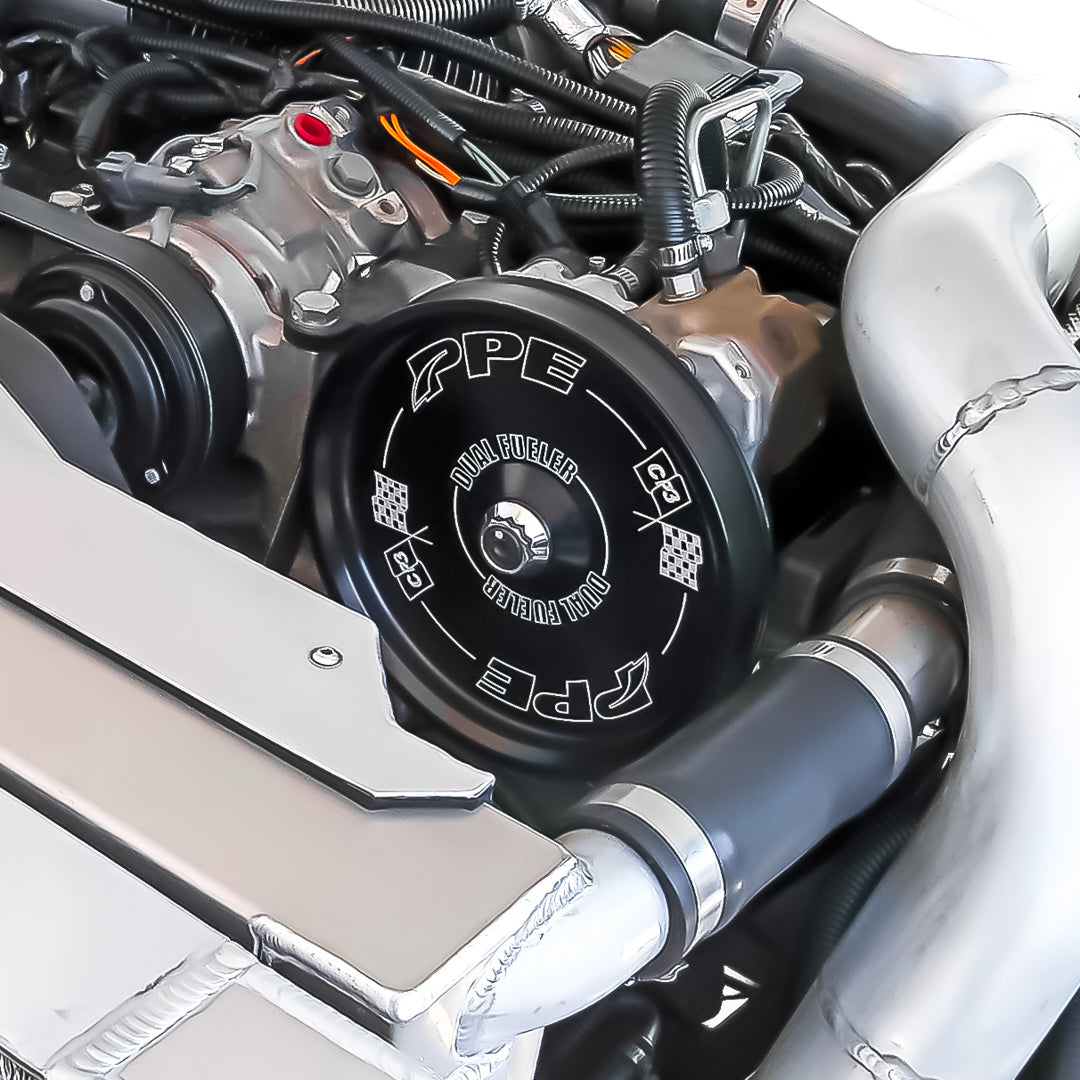 GM Dual Fueler Pulley Solid Face ppepower
