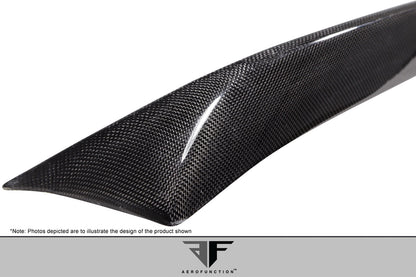 Aero Function AF-1 Carbon Wing Spoiler Compatible With 2011-2016 BMW 5 Series - 1 Piece - 115054