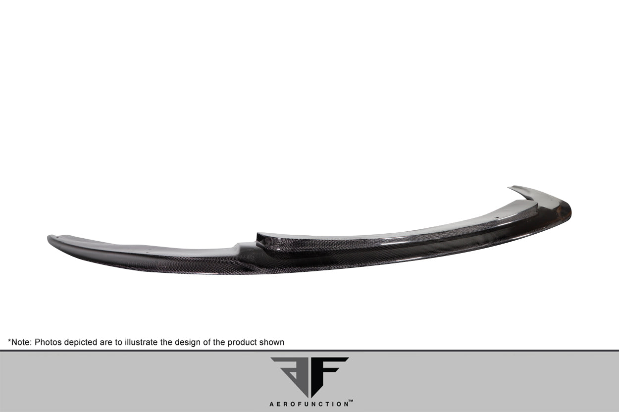 Aero Function AF-1 Carbon Front Lip Spoiler Compatible With 2011-2019 BMW 6 Series - 1 Piece - 115055