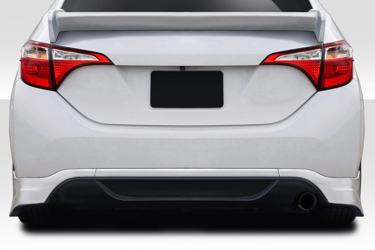 Extreme Dimensions Duraflex Zeta Rear Diffuser Compatible With 2014-2016 Toyota Corolla - 1 Piece - 115074