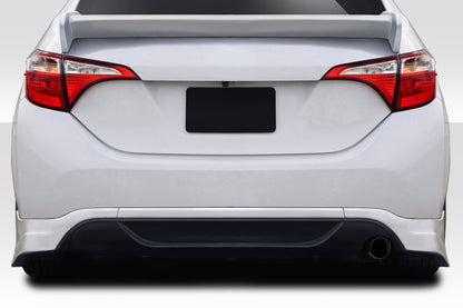 Extreme Dimensions Duraflex Zeta Rear Diffuser Compatible With 2014-2016 Toyota Corolla - 1 Piece - 115074