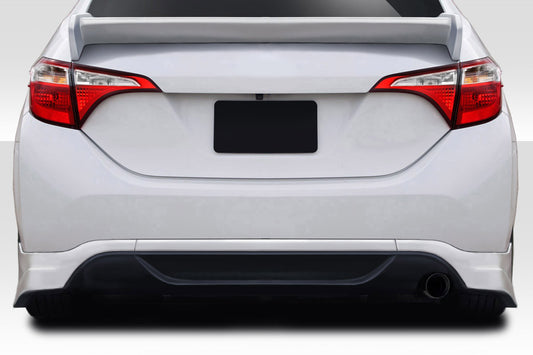 Extreme Dimensions Duraflex Zeta Rear Diffuser Compatible With 2014-2016 Toyota Corolla - 1 Piece - 115074