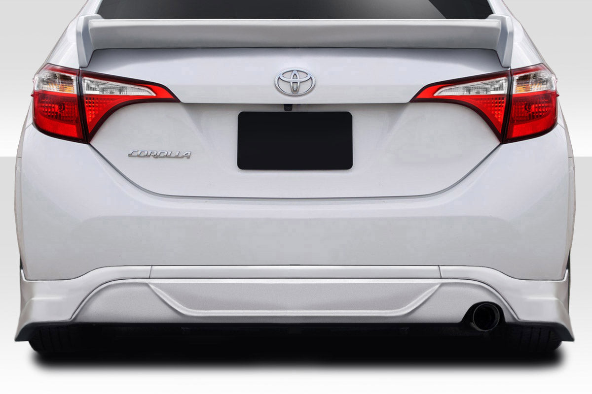 Extreme Dimensions Duraflex Zeta Rear Diffuser Compatible With 2014-2016 Toyota Corolla - 1 Piece - 115074