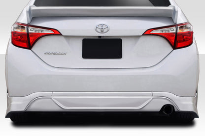 Extreme Dimensions Duraflex Zeta Rear Diffuser Compatible With 2014-2016 Toyota Corolla - 1 Piece - 115074