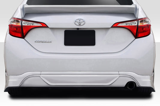 Extreme Dimensions Duraflex Zeta Rear Diffuser Compatible With 2014-2016 Toyota Corolla - 1 Piece - 115074