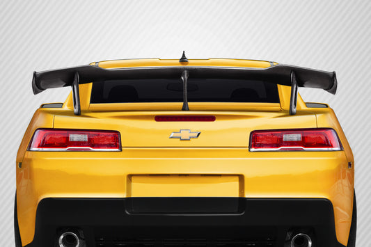 Carbon Creations ZL1 V2 Look Wing Spoiler Compatible With 2014-2015 Chevrolet Camaro - 3 Piece - 115079