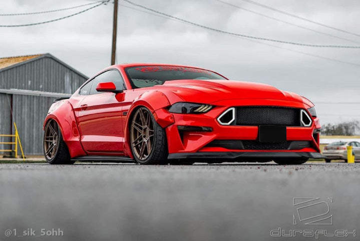 Extreme Dimensions Duraflex Grid Body Kit Compatible With 2018-2023 Ford Mustang - 8 Piece - 115125