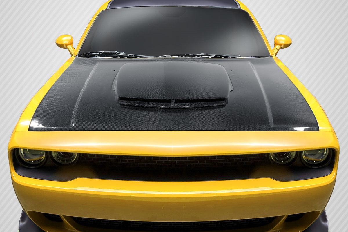 Carbon Creations TA Look Hood Compatible With 2008-2023 Dodge Challenger - 1 Piece - 115127