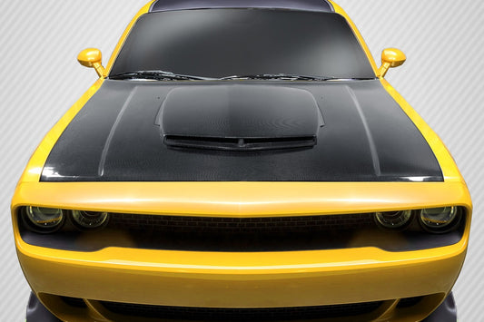 Carbon Creations TA Look Hood Compatible With 2008-2023 Dodge Challenger - 1 Piece - 115127