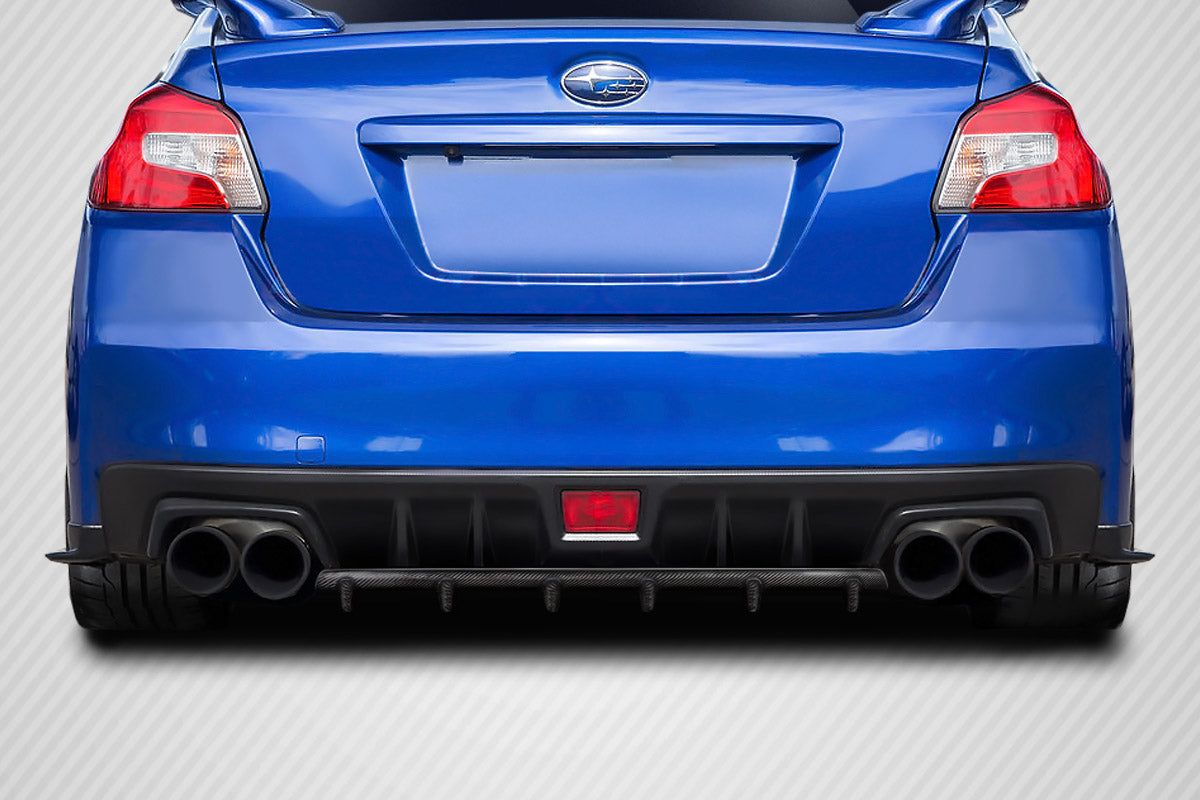 Carbon Creations C Speed Style Rear Diffuser Compatible With 2015-2021 Subaru WRX STI - 1 Piece - 115142