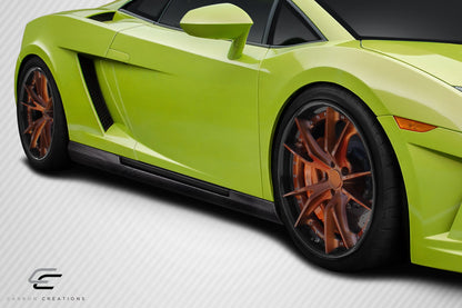 Carbon Creations HMS Side Skirts Compatible With 2004-2013 Lamborghini Gallardo - 2 Piece - 115152