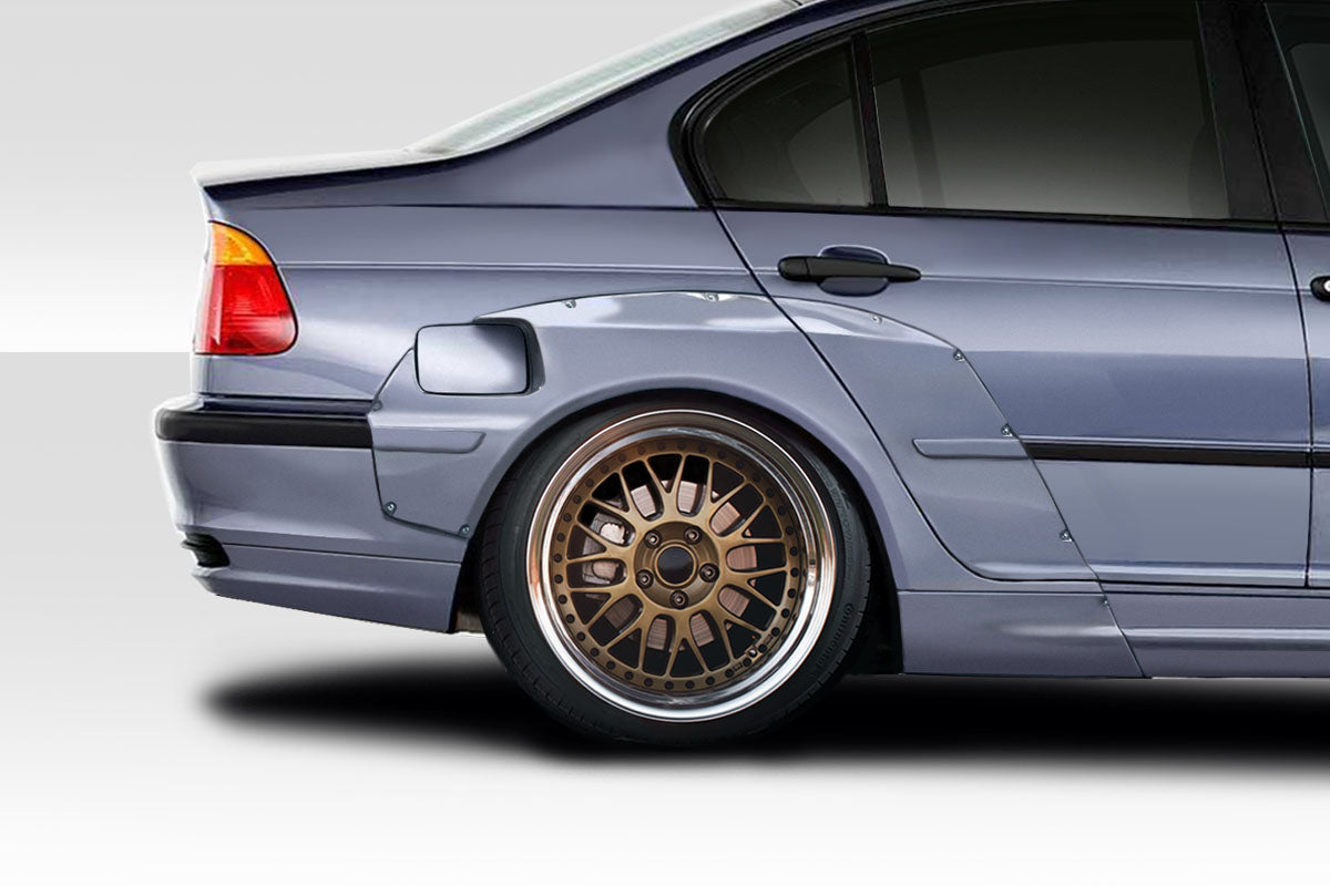 Extreme Dimensions Duraflex Circuit Wide Body Rear Fenders Flares Compatible With 1999-2001 BMW 3 Series - 4 Piece - 115154