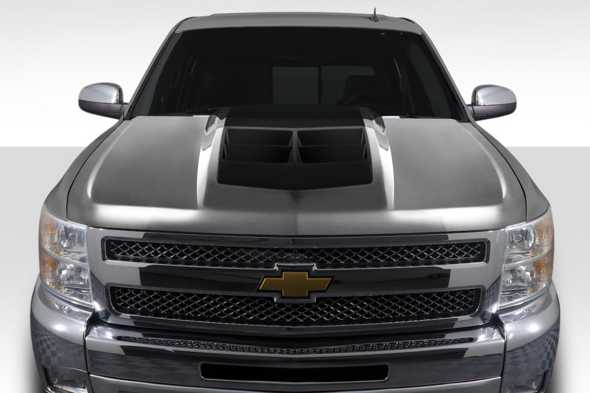 Extreme Dimensions Duraflex ZL1 Look Hood Compatible With 2007-2013 Chevrolet Silverado - 1 Piece - 115174