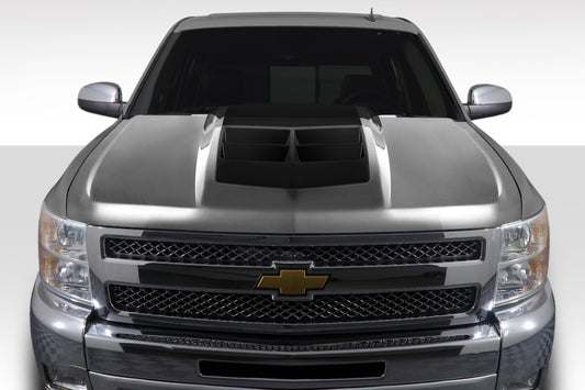Extreme Dimensions Duraflex ZL1 Look Hood Compatible With 2007-2013 Chevrolet Silverado - 1 Piece - 115174