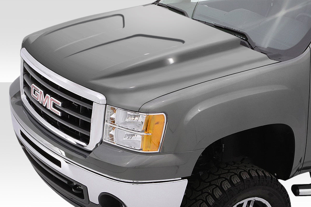 Extreme Dimensions Duraflex Cowl Hood Compatible With 2007-2013 GMC Sierra - 1 Piece - 115180