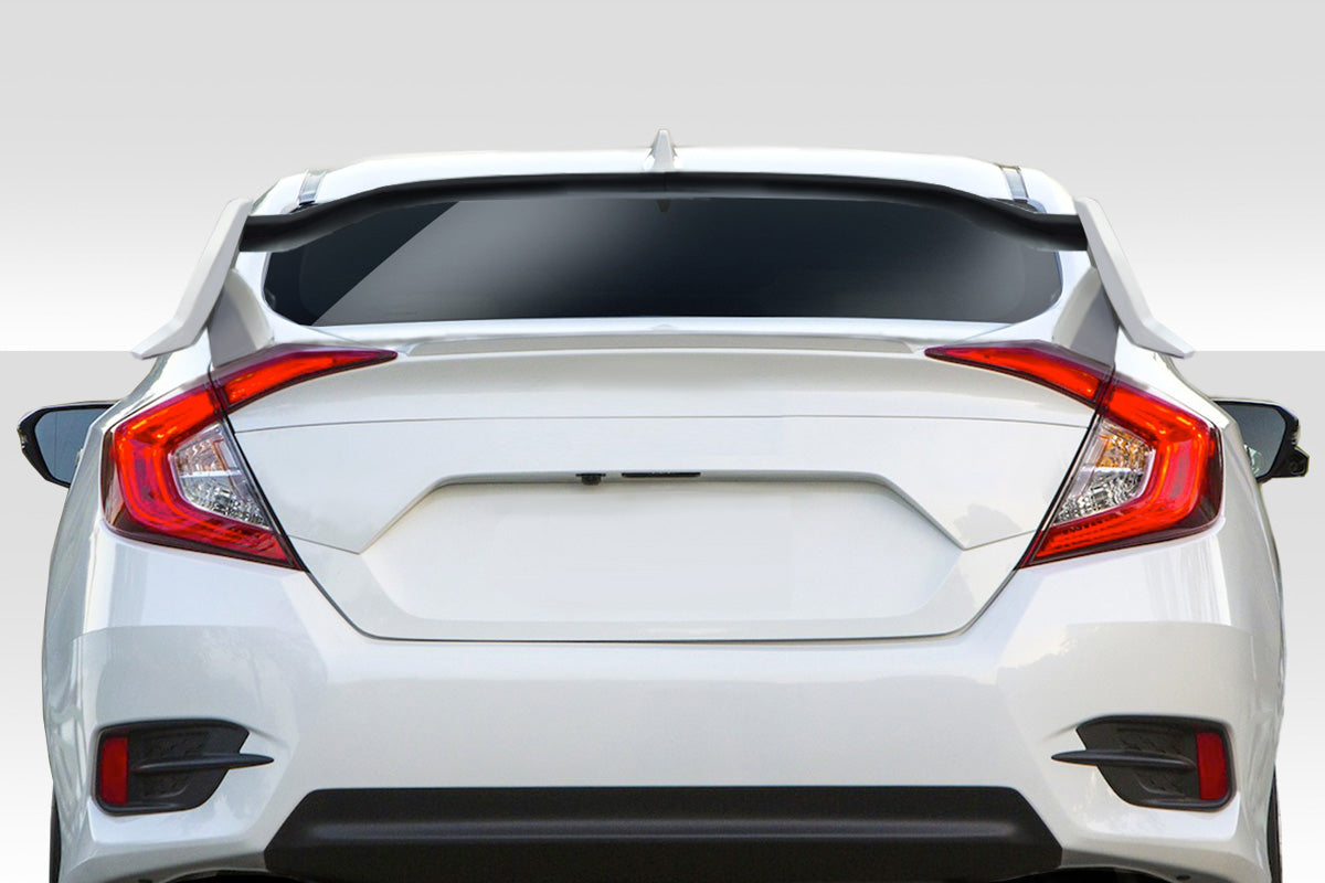 Extreme Dimensions Duraflex Type R Look Rear Wing Spoiler Compatible With 2016-2020 Honda Civic 2DR - 1 Piece - 115186