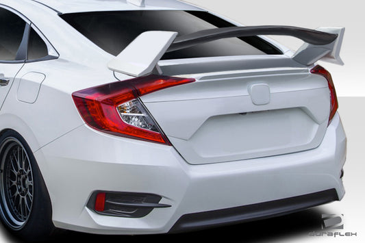 Extreme Dimensions Duraflex Type R Look Rear Wing Spoiler Compatible With 2016-2020 Honda Civic 2DR - 1 Piece - 115186