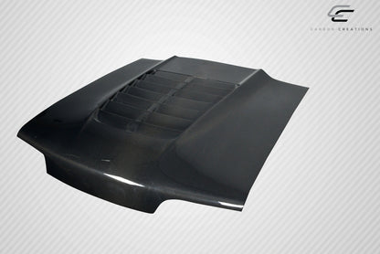 Carbon Creations GT500 V2 Hood Compatible With 1987-1993 Ford Mustang - 1 Piece - 115188