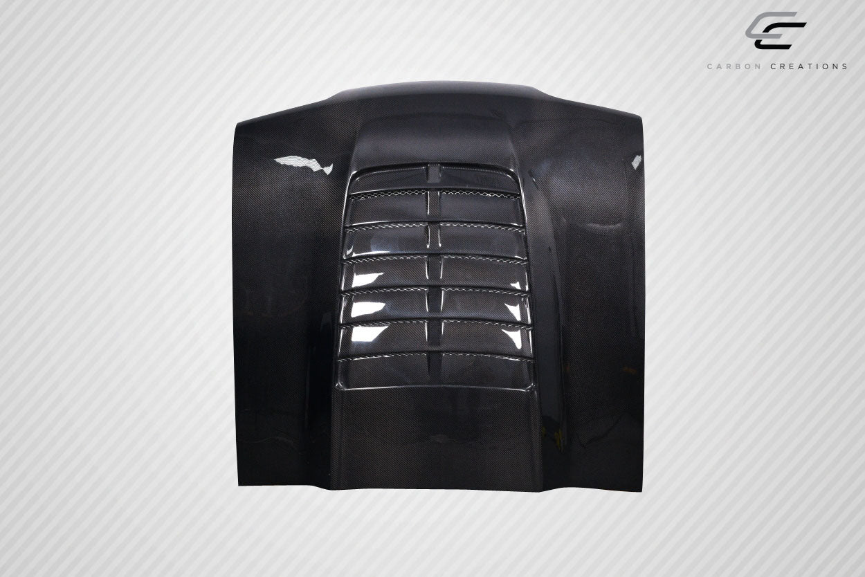 Carbon Creations GT500 V2 Hood Compatible With 1987-1993 Ford Mustang - 1 Piece - 115188