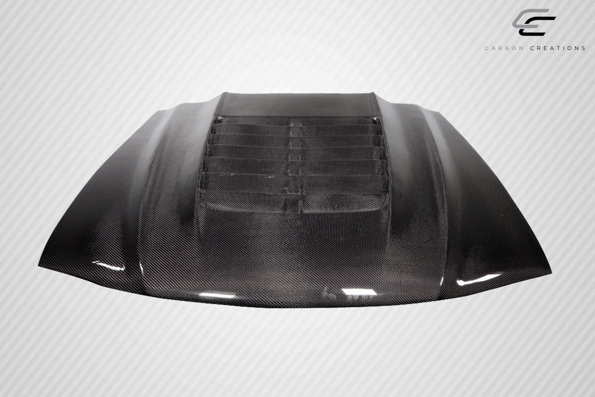 Carbon Creations GT500 V2 Hood Compatible With 1994-1998 Ford Mustang - 1 Piece - 115190