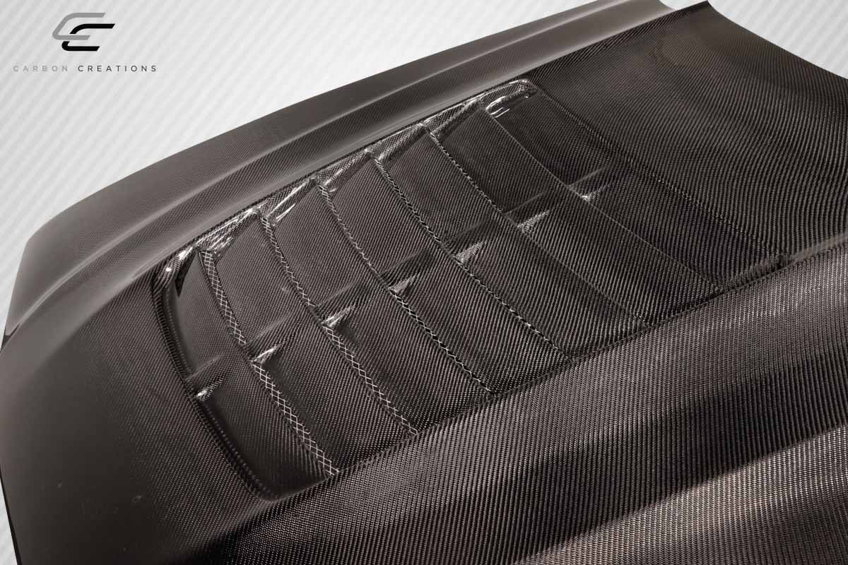 Carbon Creations GT500 V2 Hood Compatible With 1994-1998 Ford Mustang - 1 Piece - 115190