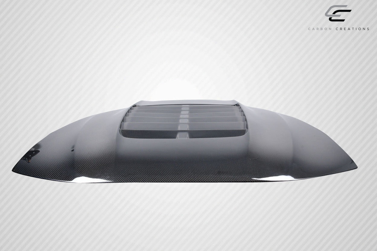 Carbon Creations GT500 V2 Hood Compatible With 1999-2004 Ford Mustang - 1 Piece - 115192