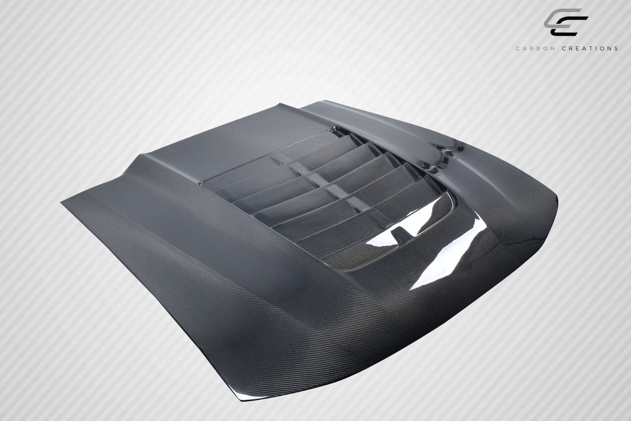 Carbon Creations GT500 V2 Hood Compatible With 1999-2004 Ford Mustang - 1 Piece - 115192