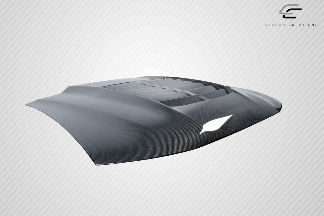 Carbon Creations GT500 V2 Hood Compatible With 1999-2004 Ford Mustang - 1 Piece - 115192