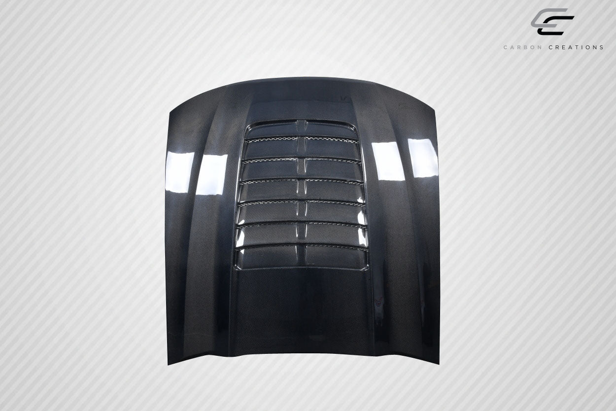 Carbon Creations GT500 V2 Hood Compatible With 1999-2004 Ford Mustang - 1 Piece - 115192