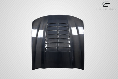Carbon Creations GT500 V2 Hood Compatible With 1999-2004 Ford Mustang - 1 Piece - 115192