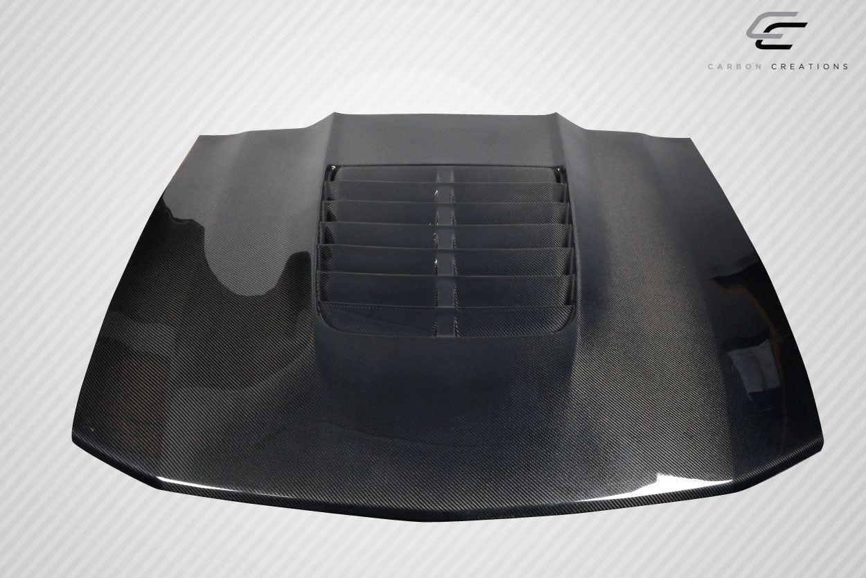 Carbon Creations GT500 V2 Hood Compatible With 2005-2009 Ford Mustang - 1 Piece - 115194
