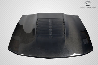 Carbon Creations GT500 V2 Hood Compatible With 2005-2009 Ford Mustang - 1 Piece - 115194