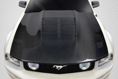 Carbon Creations GT500 V2 Hood Compatible With 2005-2009 Ford Mustang - 1 Piece - 115194
