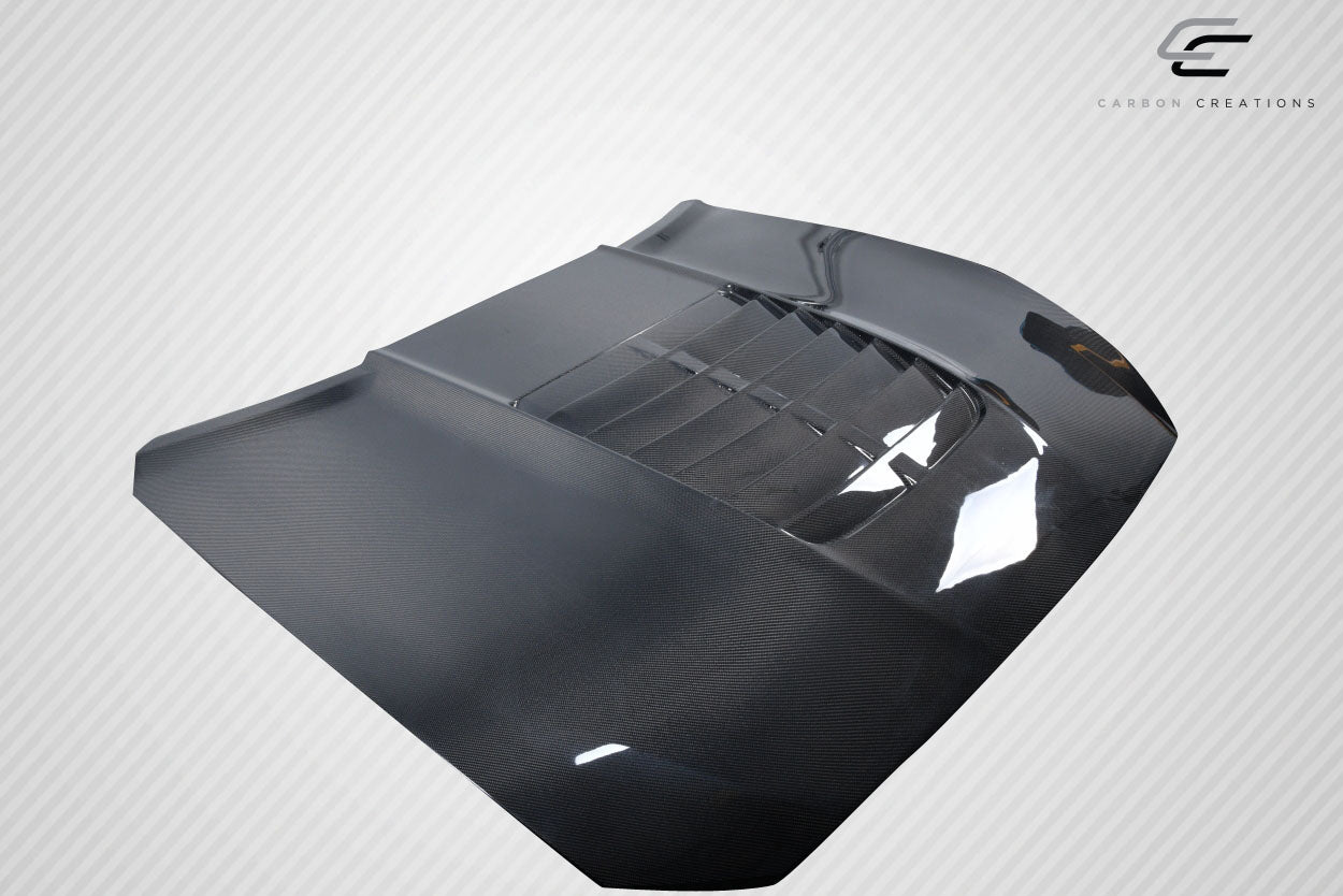 Carbon Creations GT500 V2 Hood Compatible With 2015-2017 Ford Mustang - 1 Piece - 115200