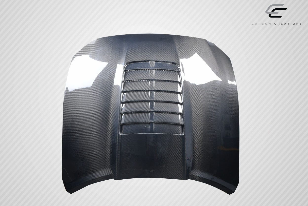 Carbon Creations GT500 V2 Hood Compatible With 2015-2017 Ford Mustang - 1 Piece - 115200