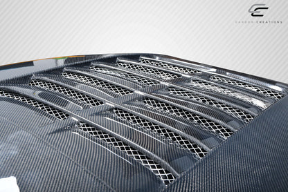 Carbon Creations GT500 V2 Hood Compatible With 2018-2023 Ford Mustang - 115202