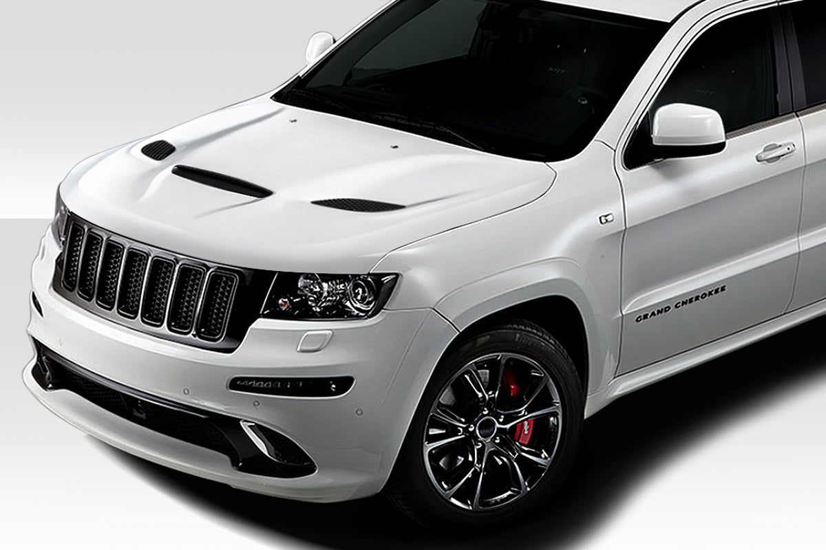 Extreme Dimensions Duraflex Hellcat Look Hood Compatible With 2011-2022 Jeep Grand Cherokee - 115219