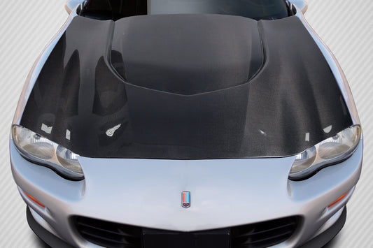 Carbon Creations ZL1 Version 2 Hood Compatible With 1998-2002 Chevrolet Camaro - 1 Piece - 115235