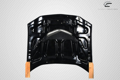 Carbon Creations ZL1 Version 2 Hood Compatible With 1998-2002 Chevrolet Camaro - 1 Piece - 115235