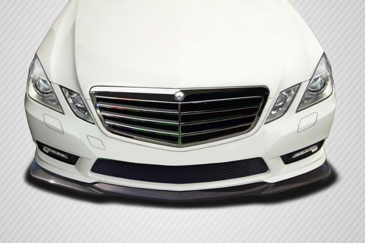 Carbon Creations L Sport Front Lip Spoiler Compatible With 2010-2013 Mercedes E Class - 1 Piece - 115249